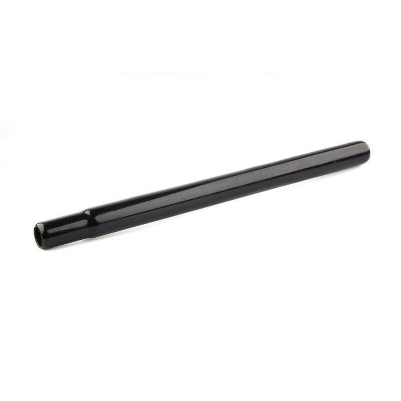 Poste de Selle Élégant Ø25,0 x 350mm - Chromé Noir