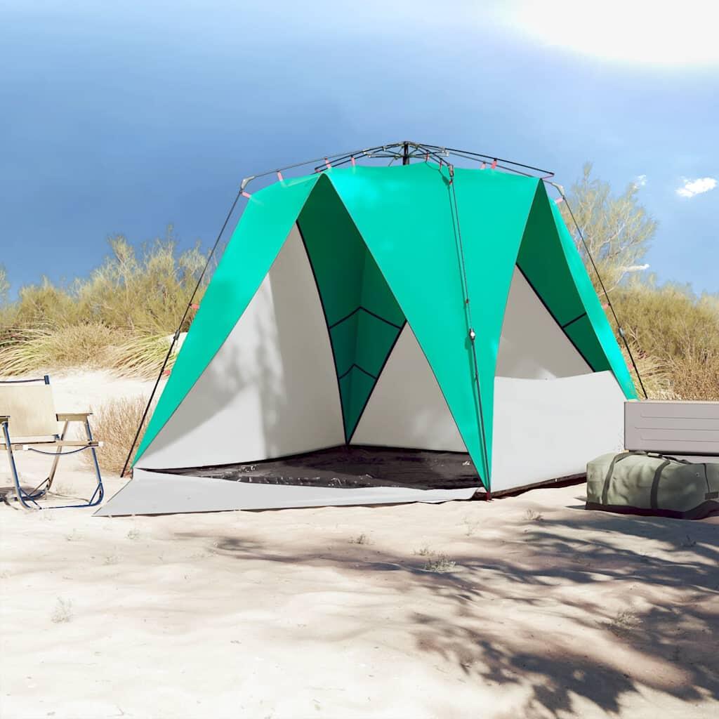 Tente de Plage VidaXL 4 Personnes - Étanche avec Libération Rapide 3/7