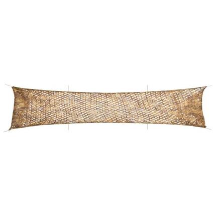VidaXL Réseau de camouflage avec sac de rangement - 706x140 cm couleur sable