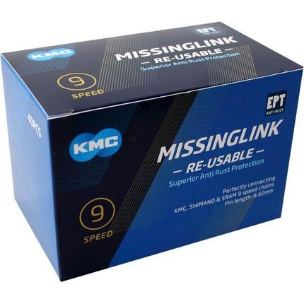 KMC 9R EPT Kettenschloss 9-fach Silber