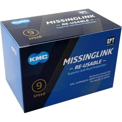 Kmc missing link x 9r - ept - zilveren verpakking - 40 stuks