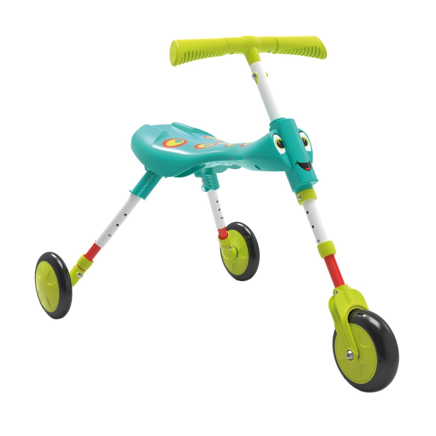 TP TOYS Zusammenklappbares Kinderdreirad mit 3 Rädern SCUTTLEBUG XL SPLODGE Blau