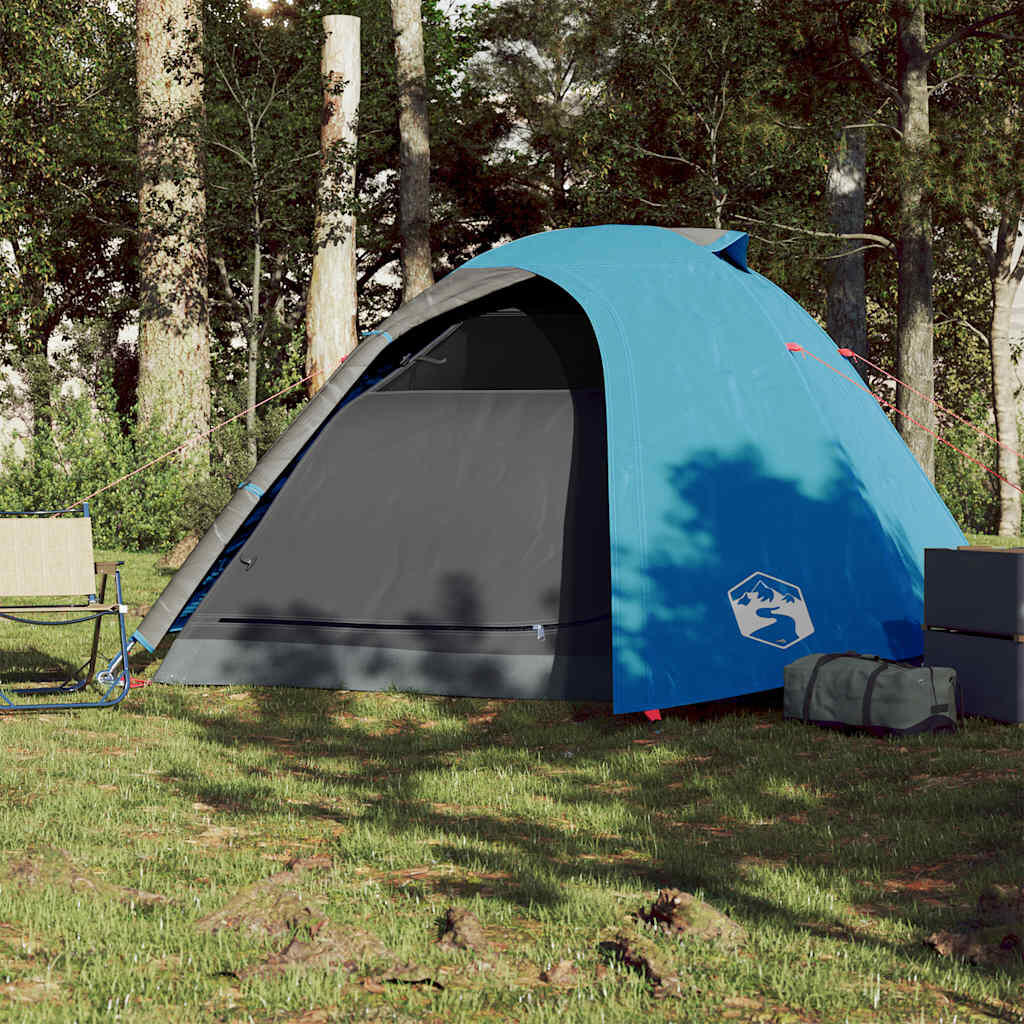 Tente Dôme vidaxl 4 Personnes Bleue 3/7