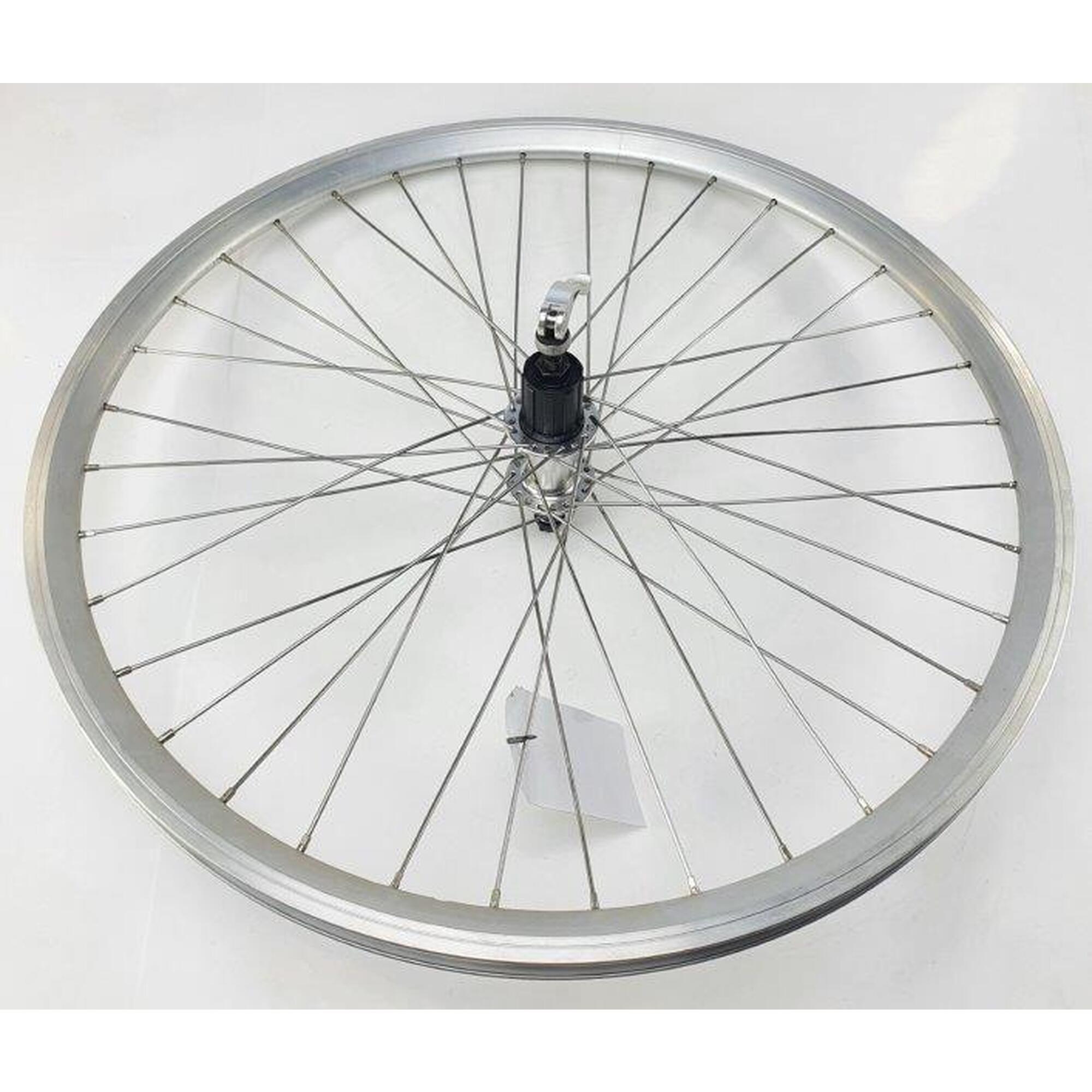 Mitteldeutsche Fahrradwerke - Roue Arrière 26x175 Cassette 7 8 Alu - Axe De Roue - 26" - Decathlon