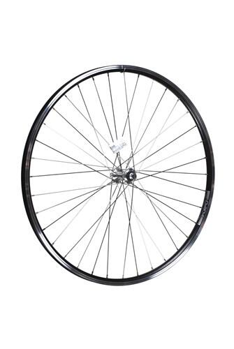 RODI Rodi Voorwiel 28 Inch 622 Zwart Velgrem RVS Spaak