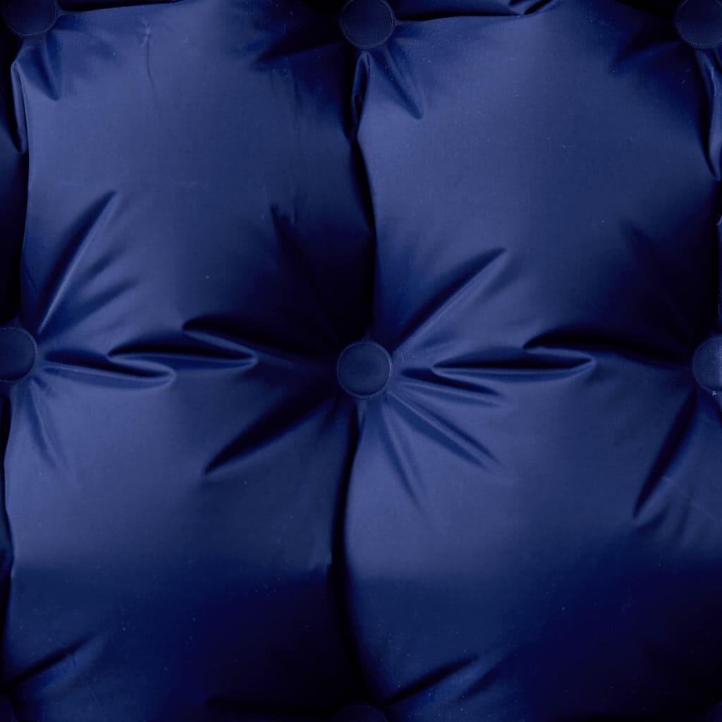Matelas de Camping Autogonflant Vidaxl avec Oreiller - Bleu Marine 3/4