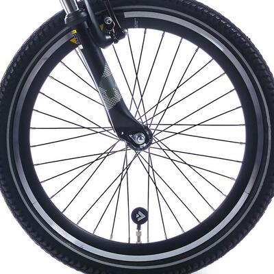 Alpina voorwiel 22 hlqc trail zwart