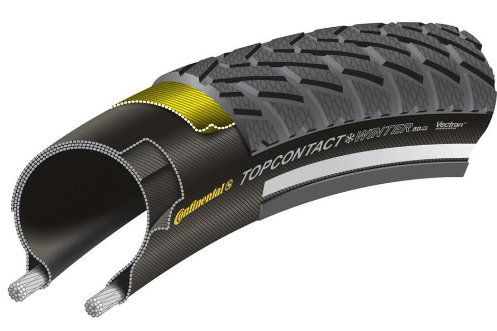 Pneumatico morbido Continental Top Contact II Winter Premium 700x42c 2/5