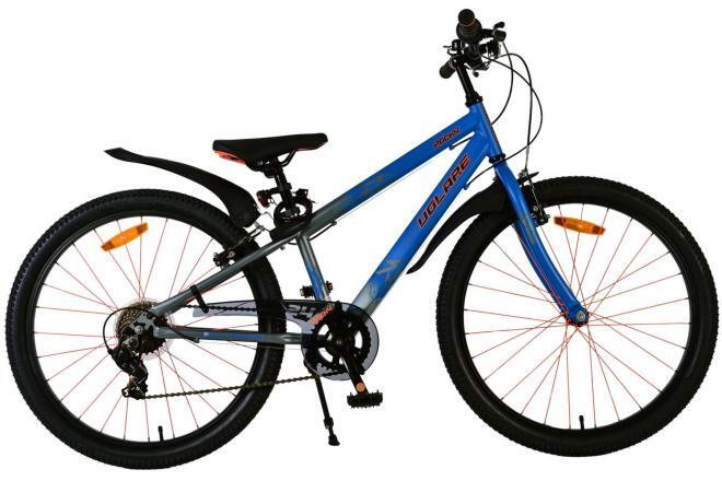 VOLARE BICYCLES Bicicleta Infantil Volare Rocky - 24 Pulgadas - Azul - 7 Velocidades