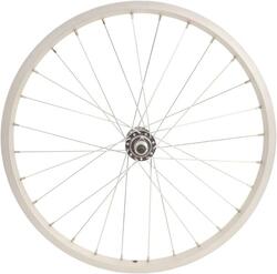 Roue avant 20 * 175 essieu fixe en aluminium - argent