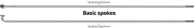 SAPIM Speichen 264-13 Leader Ø2.33mm FG 2.6 - Edelstahl (100 Stück)