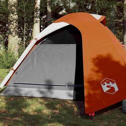 Tente Dome Vidaxl 3 Personnes Étanche en Orange