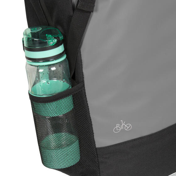 Wasserabweisende Carbon Fahrrad Umhängetasche 24L in Grau 6/7