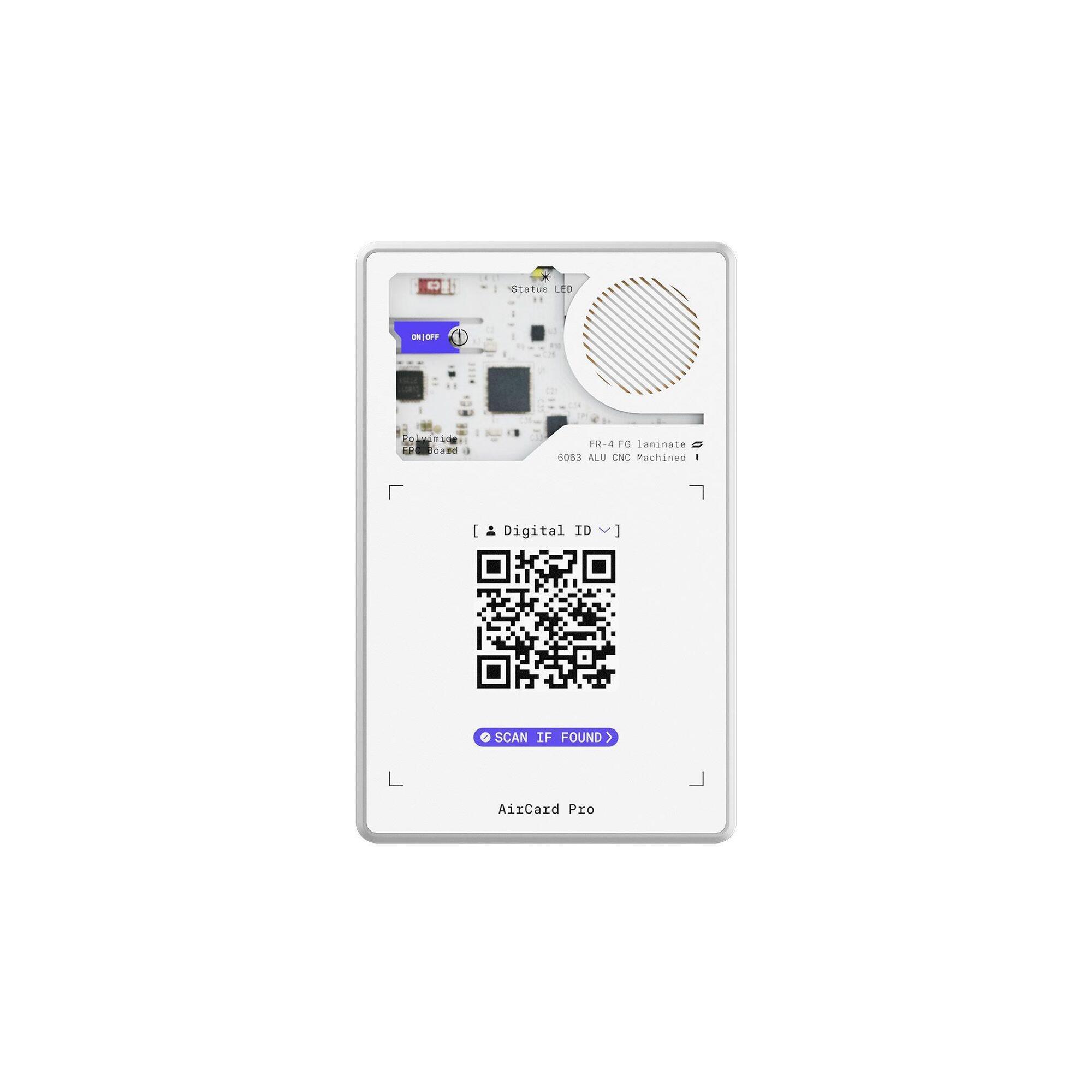 Rollingsquare - Aircard Pro | Traceur Bluetooth | Android | Google Find My Device | - Perche À Cliper - Blanc - No Size - Decathlon