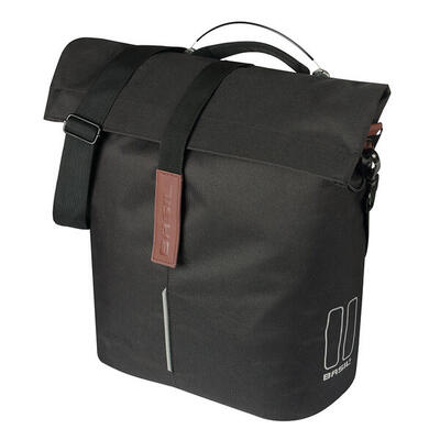 Stijlvolle basil fietsshopper city 14l - zwart