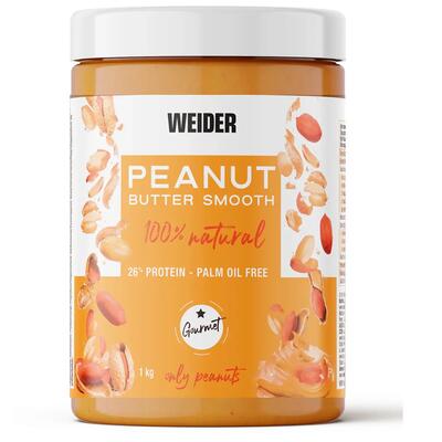 Weider protein peanut butter (1000g) natural - functionele voeding - notenboter