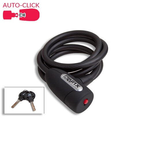 LYNX Lynx Smoke lucchetto a spirale 150 cm, 10 mm, certificato ART.