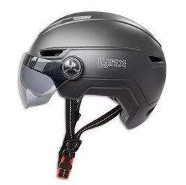 Speed pedelec helm met visier - zwart - visor pro fietshelm