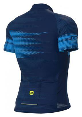 Maillot Manches Courtes Alé Turbo Bleu 2/5