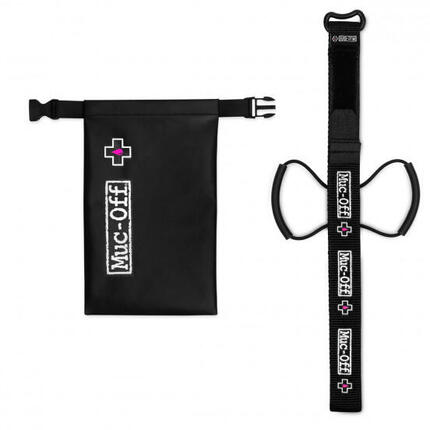 Muc Off Utility Frame Strap & Cargo Bag Bundle, Schwarz