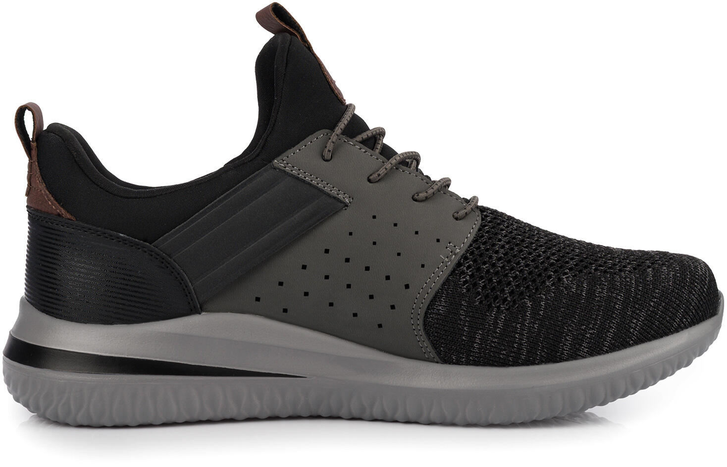 Męskie buty sportowe wsuwane Wide Fit SKECHERS DELSON 3/7
