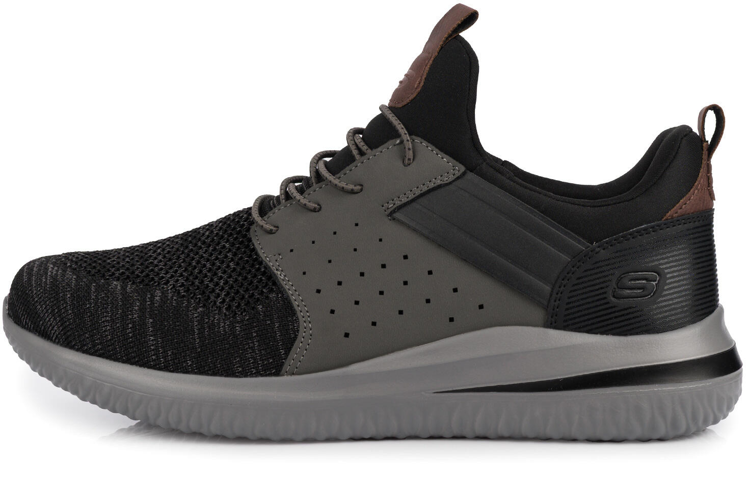 Męskie buty sportowe wsuwane Wide Fit SKECHERS DELSON 2/7