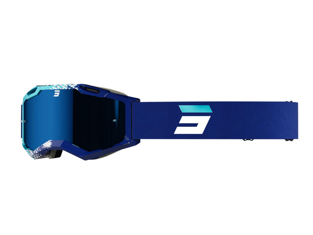 SHOT RACE GEAR Máscara Shot Iris 2.0 Fusion Azul Brilhante
