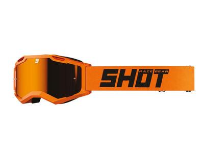 Maschera Shot Assault 2.0 - Iridium Arancione Fluo Lucido
