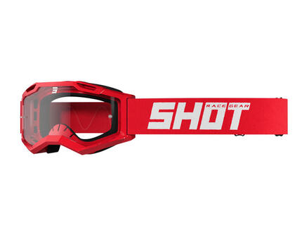Masque Shot Assault 2.0 Solid Rouge Brillant