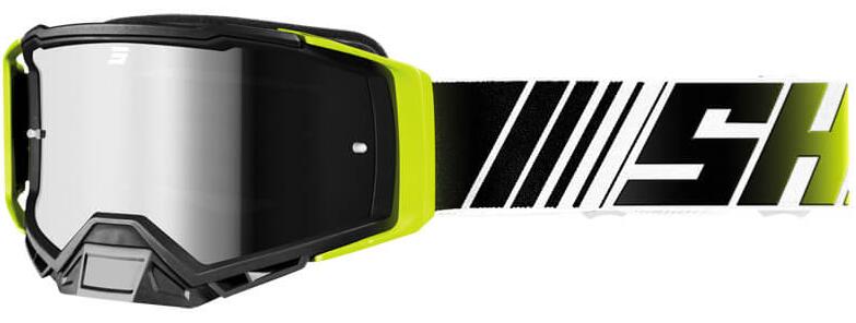 SHOT RACE GEAR Máscara Shot Core - Amarelo Néon Brilhante