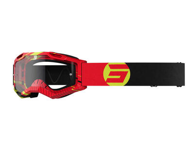 Maschera Shot Assault 2.0 Focus Rosso Lucido