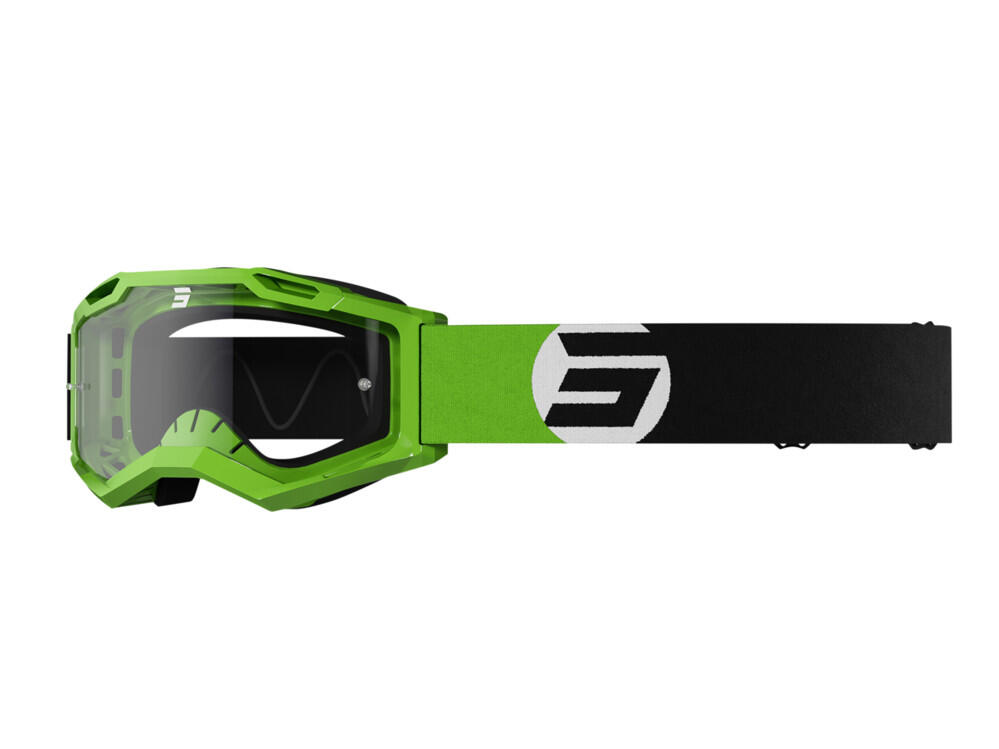 SHOT RACE GEAR Máscara Shot Assault 2.0 Astro Verde Brilhante