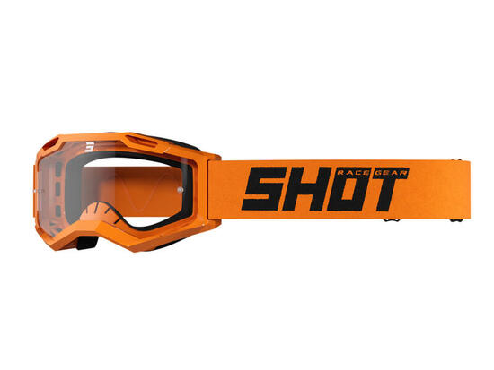 Masque Shot Assault 2.0 Solid Orange Fluo Brillant