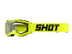 Masque Shot Assault 2.0 Solid Jaune Fluo Brillant
