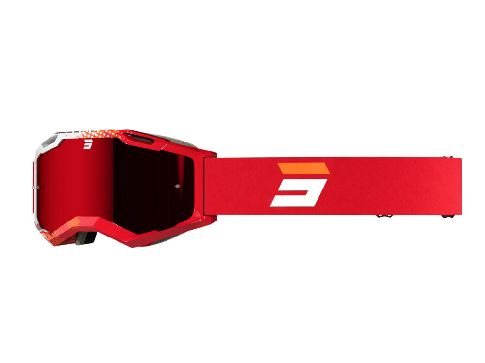 Maschera Shot Iris 2.0 Fusion Rosso Lucido 1/1