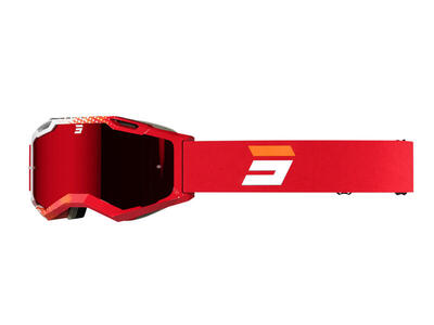 Shot Iris 2.0 Fusion Maske Rot Glänzend