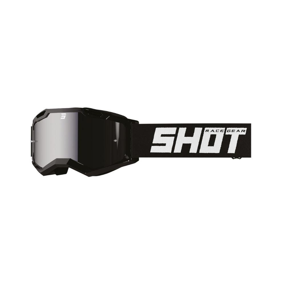 SHOT RACE GEAR Máscara Shot Assault 2.0 - Preto Iridium Brilhante