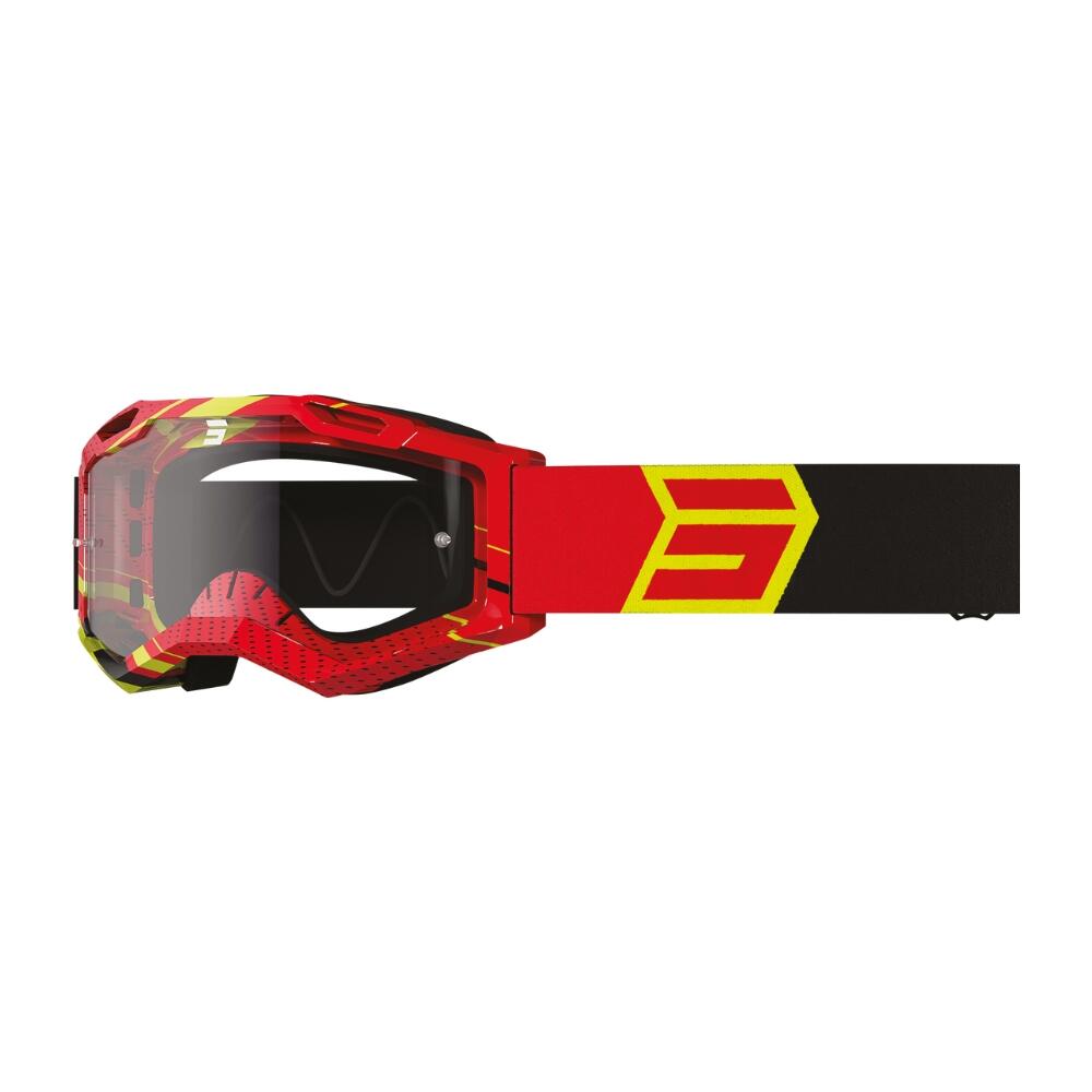 Shot Race Gear - Masque Shot Assault 2.0 - Drop Rouge - Masque - Jaune|noir|rouge - Taille Unique - Decathlon
