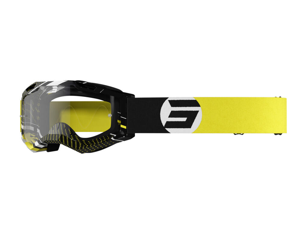 SHOT RACE GEAR Máscara Shot Assault 2.0 Focus Amarelo Brilhante