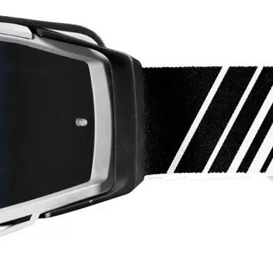 Shot Core Stripe Mask in Bright Blue