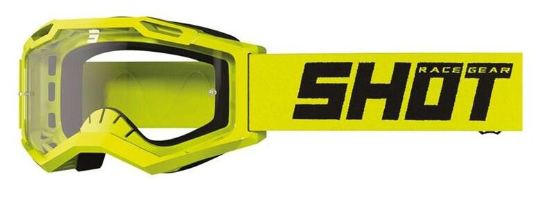SHOT RACE GEAR Shot Rocket Kid 2.0 Masker - Fluogeel Glanzend