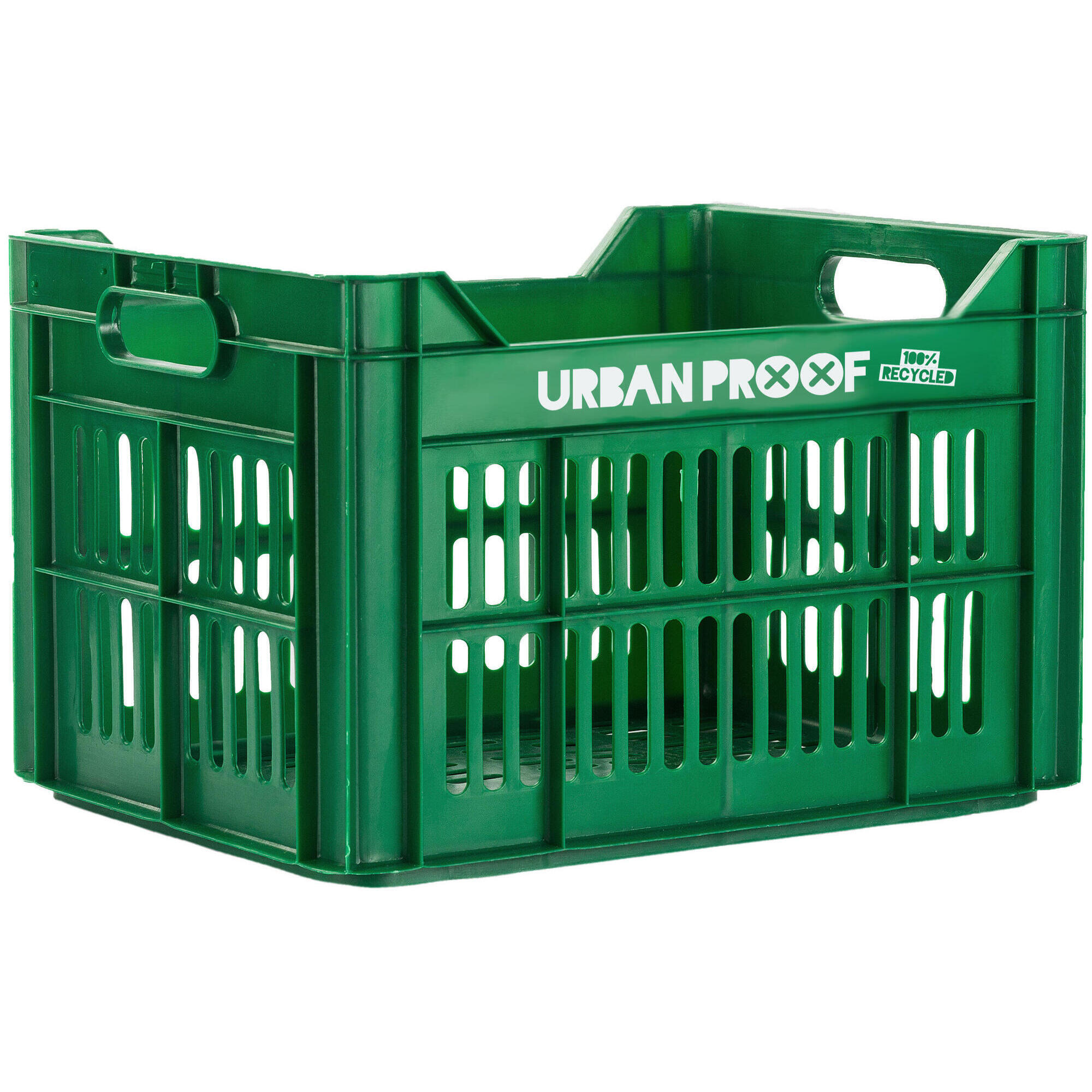 Urban Proof - Caisse À Vélo Recyclée 30 Litres - Panier Vélo - Vert - Taille Unique - Decathlon