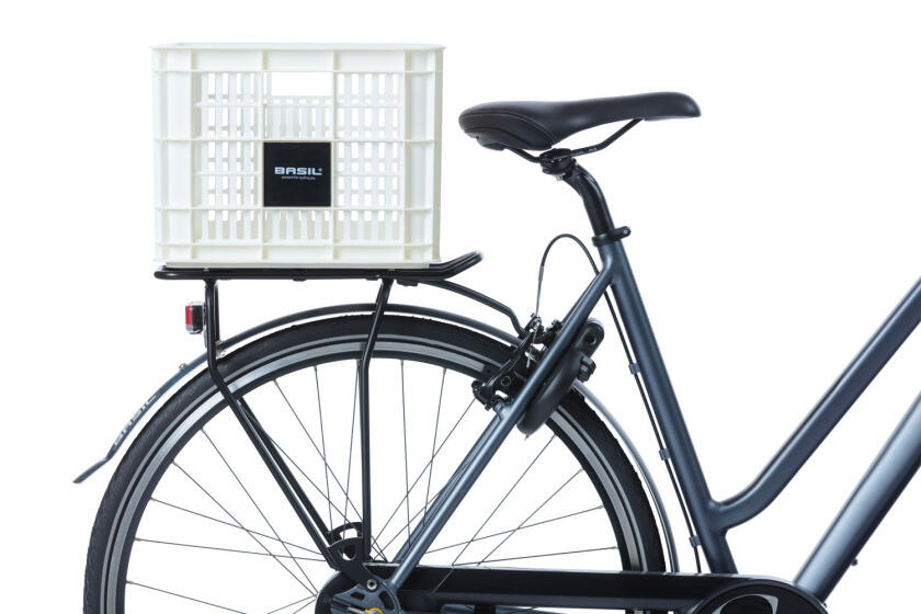 Caisse de vélo Basilic M - 29,5 litres - Boîte de transport robuste blanche 6/7