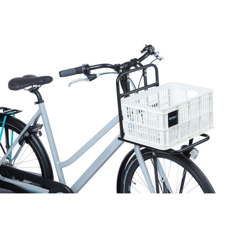 Skrzynia Rowerowa Z Recyklingu Crate S 17,5 Litra 29 X 39 X 20 Cm - Jasna Biel