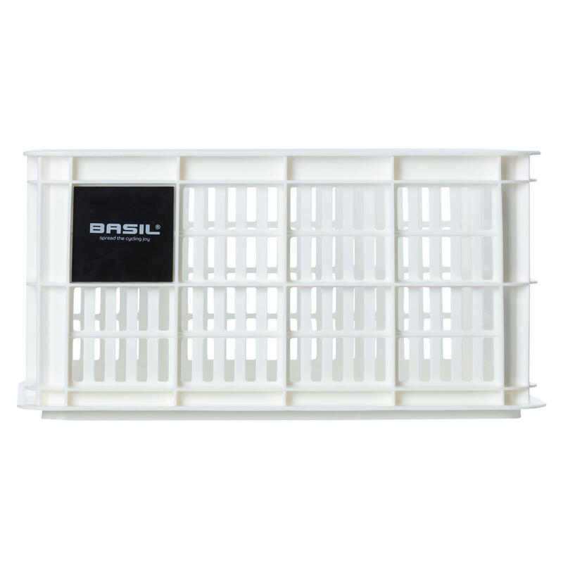 Skrzynia Rowerowa Z Recyklingu Crate S 17,5 Litra 29 X 39 X 20 Cm - Jasna Biel