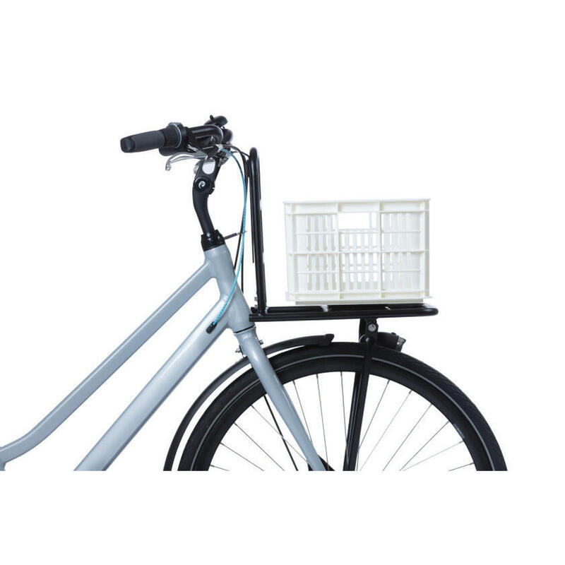 Skrzynia Rowerowa Z Recyklingu Crate S 17,5 Litra 29 X 39 X 20 Cm - Jasna Biel