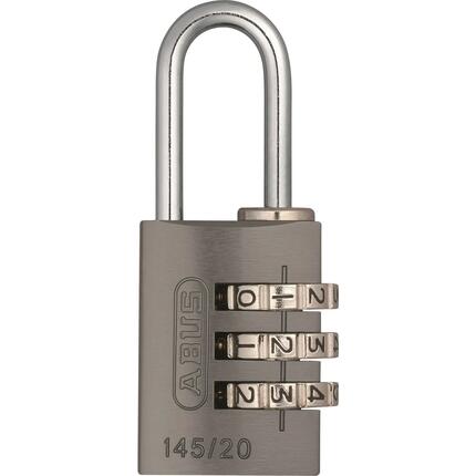 Cadenas Numérique ABUS 145 20 Titane - Gris - 5 cm pour une sécurité optimale