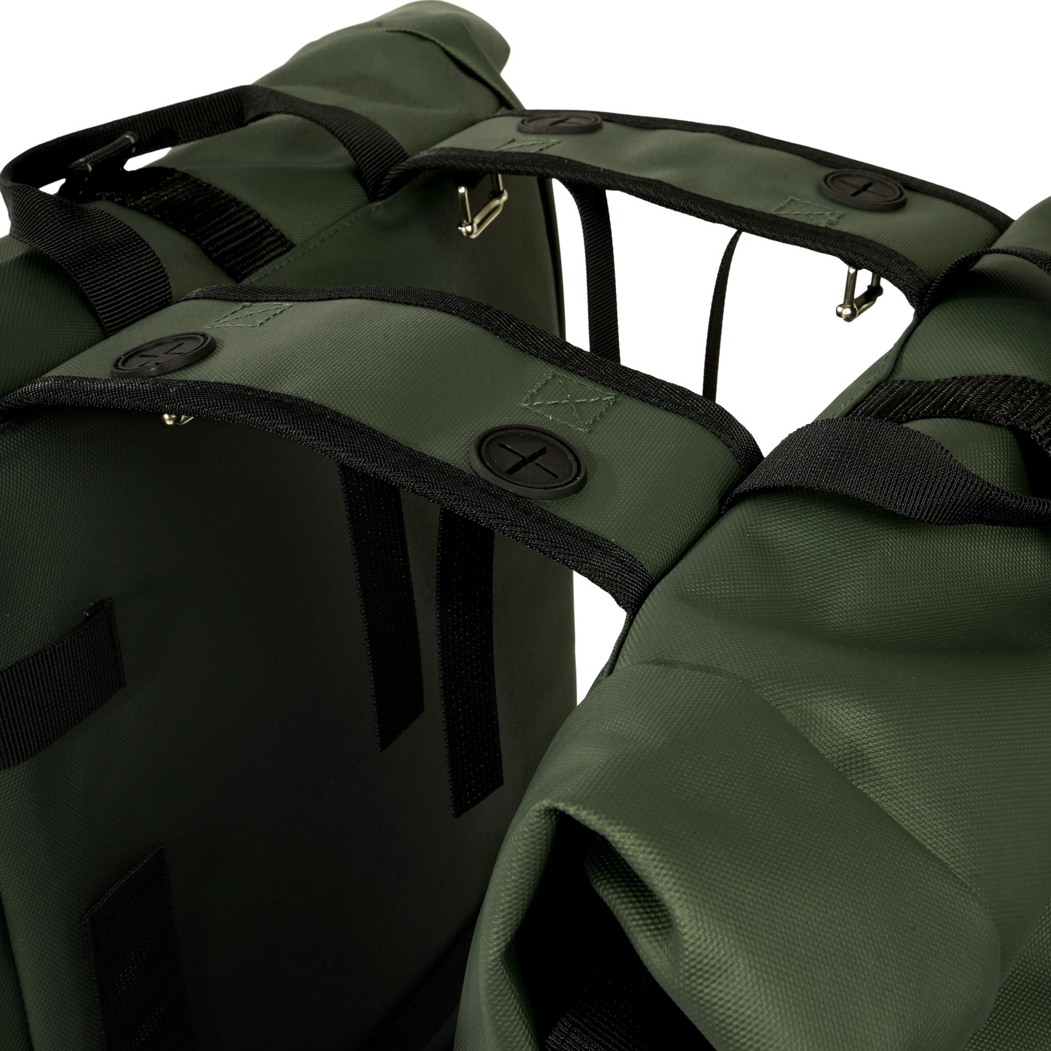 Urbanproof Rolltop Doppelfahrradbeutel 38 Liter Grün 5/7