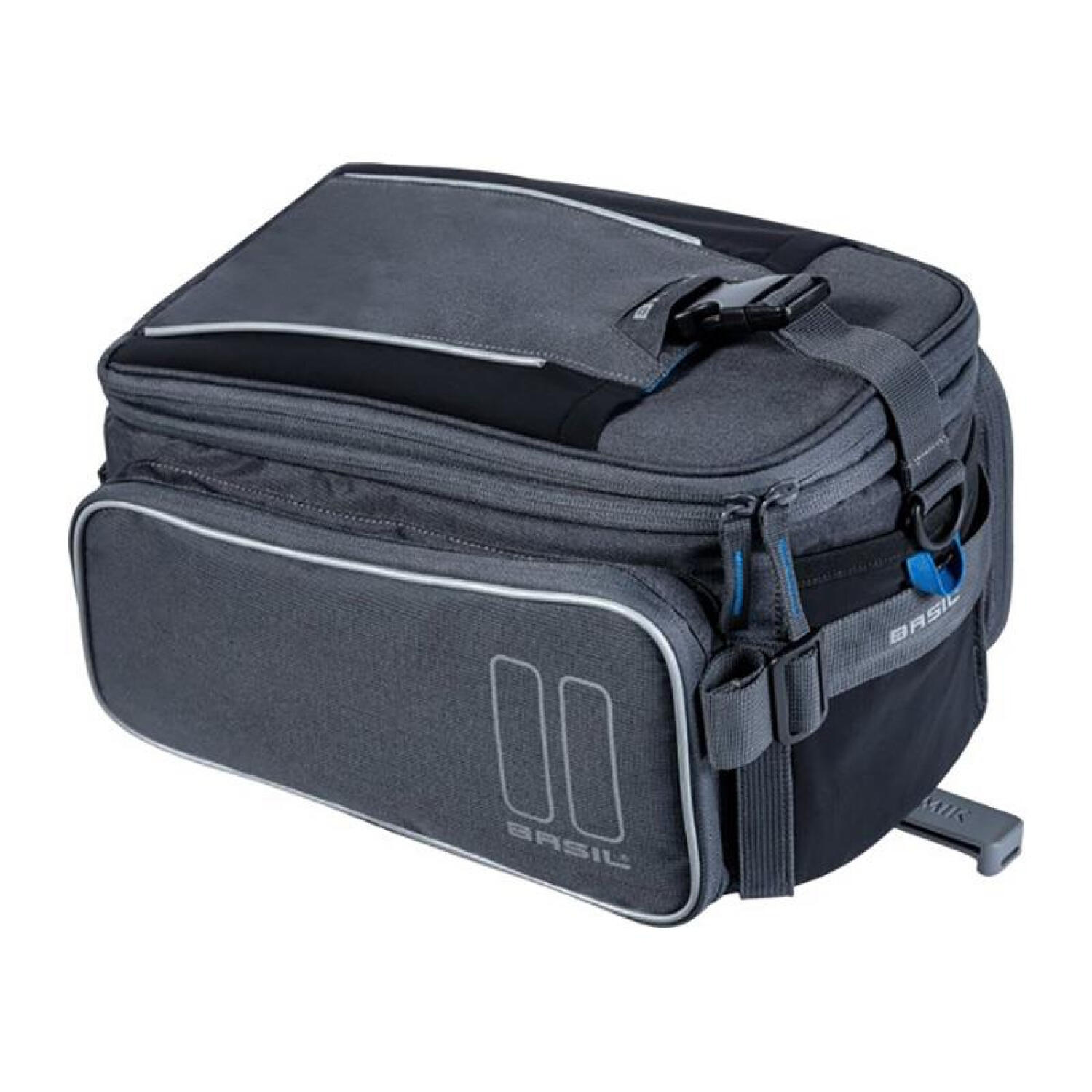 Basil - Sacoche De Porte-bagages "sport Design Mik - Sacoche Vélo - Gris|noir - 7 L - Decathlon