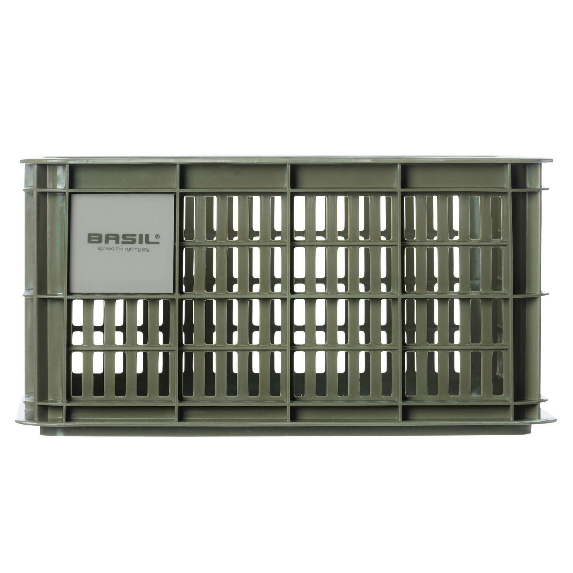 Skrzynia Rowerowa Z Recyklingu Crate S 17,5 Litra 29 X 39 X 20 Cm - Zieleń Mchu
